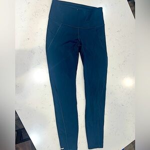 Womens Athleta Leggings in Turquoise
